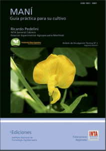 ✓ Manual del Cultivo de Mani - pdf gratis - Libros Gratis - Agronomia